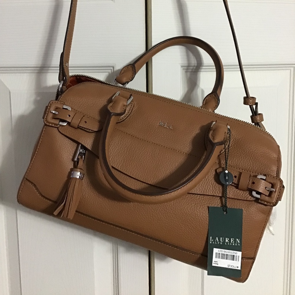 Peterson Satchel -Ralph Lauren purse - NWT- Tan